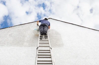 Peinture extérieure à Lamastre — façades et ravalement